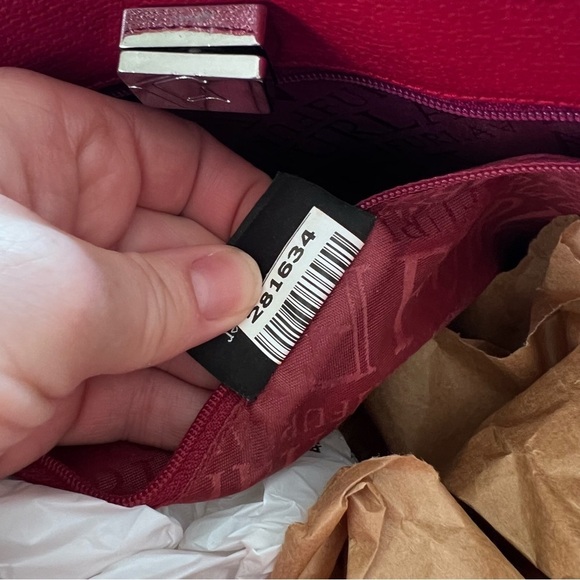 Furla Vintage Red Shoulder Bag - Picture 8 of 15